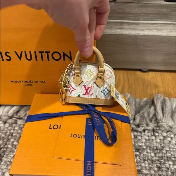 ***SOLD*** Louis Vuitton x Murakami Monogram Multicolor Micro Alma- NWT - Picture 12 of 13